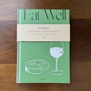 Eat Well Recipe Journal - Green